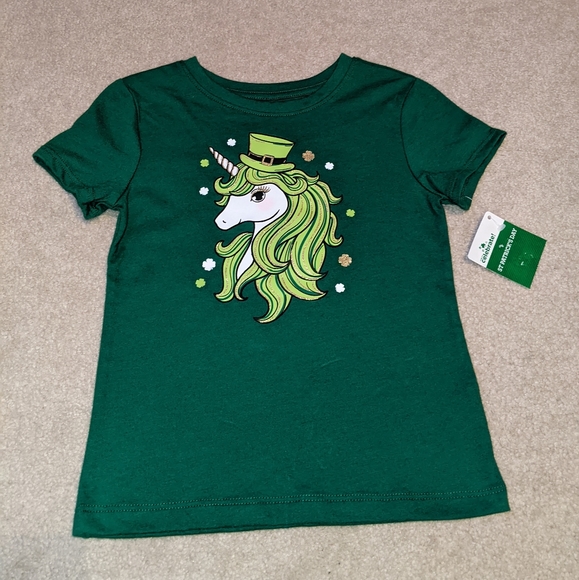 way to celebrate Other - Nwt Way To Celebrate St. Patricks Day Girls unicorn t-shirt